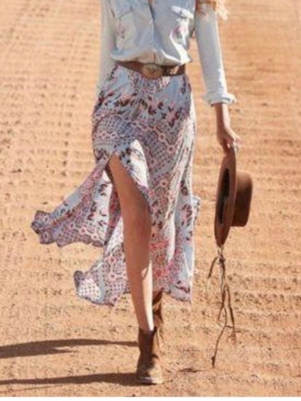 Spell pandora maxi skirt - large